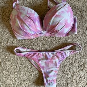 VS bikini with ruched bottoms